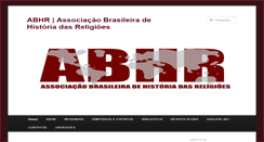 Desktop Screenshot of abhr.org.br