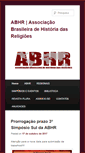 Mobile Screenshot of abhr.org.br