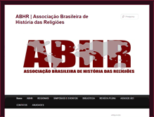 Tablet Screenshot of abhr.org.br